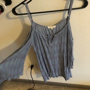 Cut out shoulder dress